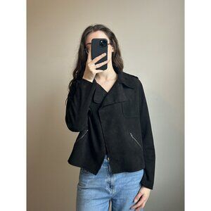 KUT From The Kloth Suede Jacket – Soft Faux Suede Layer Boho